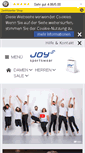 Mobile Screenshot of joy-sportswear.de